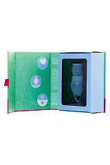 Менструальная чаша Satisfyer Feel Confident, 2 шт в наборе, силикон, голубой