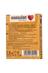 Презервативы masculan  ORGANIC № 3 утонченные, 18,5 см, 5.3 см, 3 шт.