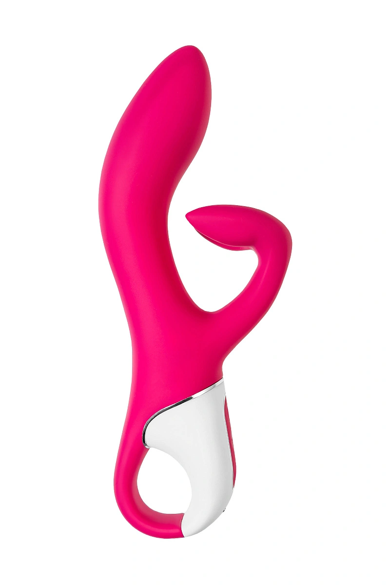 Нереалистичный вибратор Satisfyer Embrace me, силикон, малиновый, 22,5 см