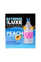 Презервативы Luxe, extreme, «Ночная лихорадка», персик, 18 см, 5,2 см, 1 шт.