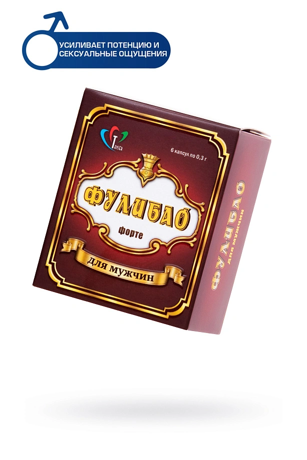 Возбуждающие капсулы для мужчин «Фулибао форте», 6 капсул