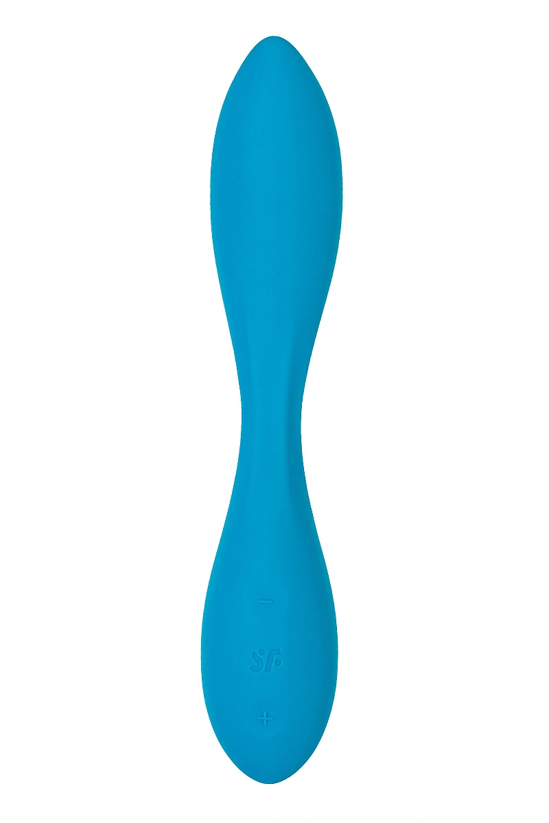 Стимулятор точки G с фиксацией формы Satisfyer G-Spot Flex 1, бирюзовый, 19,5 см