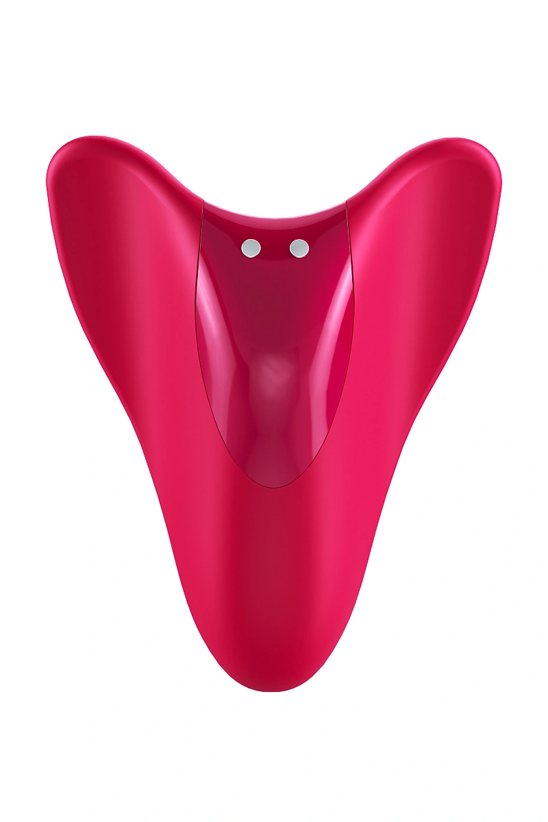 Универсальный вибромассажер Satisfyer High Fly, силикон, красный