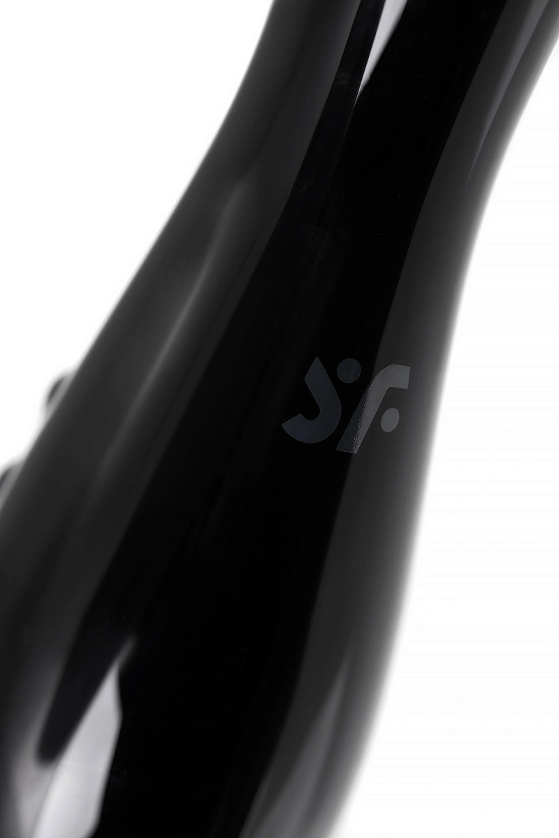 Двусторонний фаллоимитатор Satisfyer Dazzling Crystal 1, стекло, черный, 18,5 см