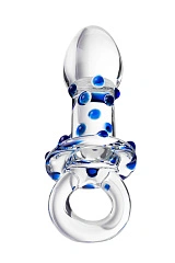 Анальная втулка Sexus Glass, стекло, прозрачная, 14 см, Ø 3,5 см