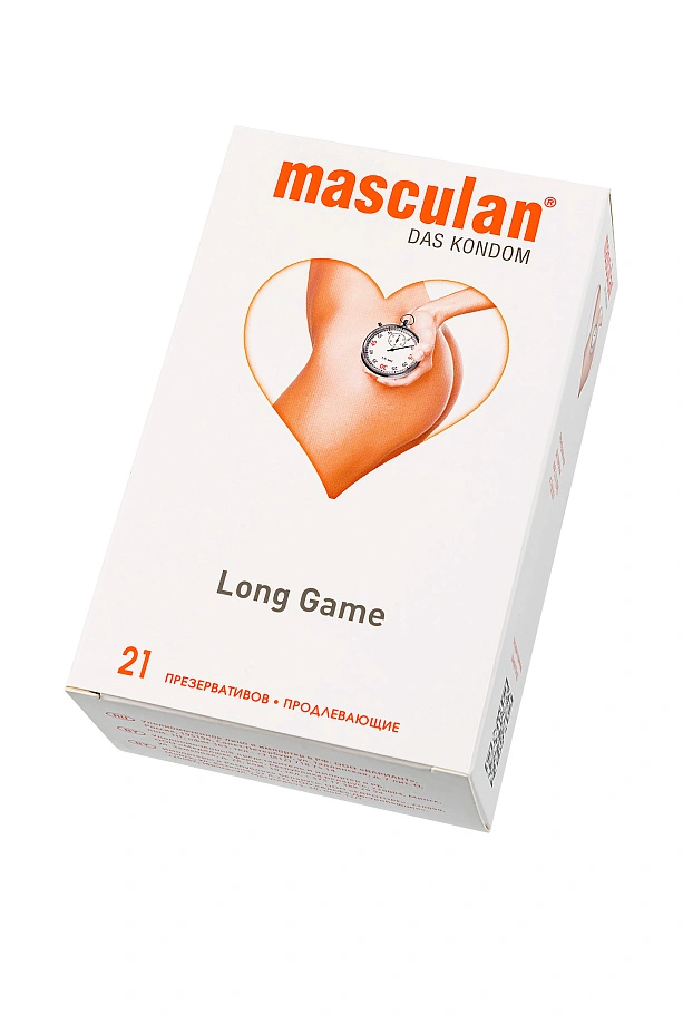 Презервативы Masculan, Ultra 3, продлевающие, 19 см, 5,3 см, 21 шт.