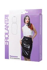 Костюм официантки Erolanta Vanessa (юбка, топ) черно-белый (50-52)