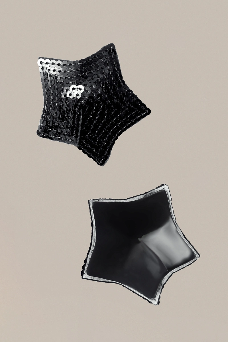 Пэстис Waname Stars в форме звезд черные