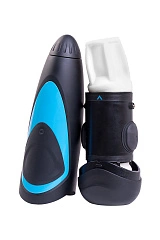 Мастурбатор нереалистичный Satisfyer Men One с регулировкой давления, силикон, чёрный, 25,5 см