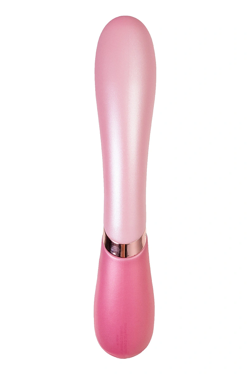 Вибратор Satisfyer Hot Lover Connect App с клиторальным стимулятором, розовый, 20,4 см