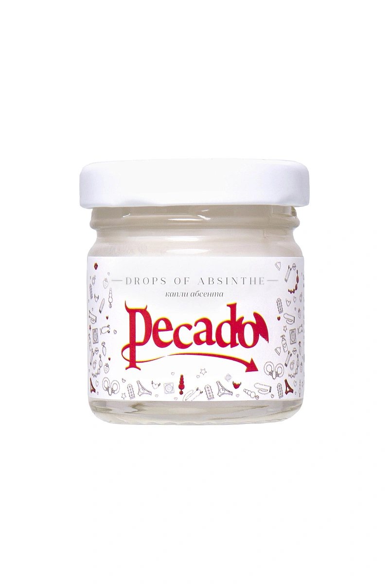 Массажная свеча "Капли абсента" (Drops of absinthe), 35 мл., Pecado