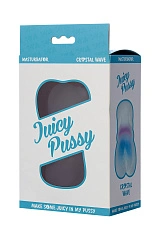 Мастурбатор реалистичный Juicy Pussy by TOYFA Crystal Wave, TPE, 13,5 см