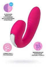 Вибратор Satisfyer Sunray Connect App, с вакуум-волновым стимулятором, силикон, розовый, 15 см