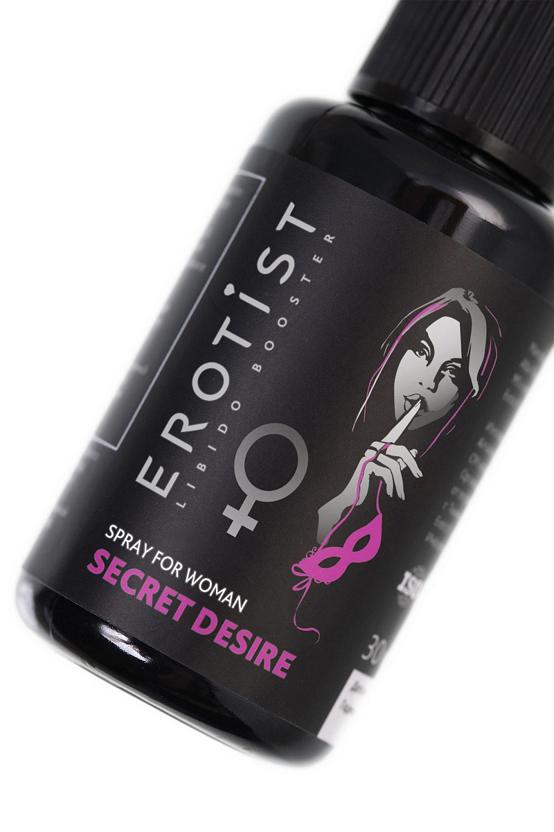 Возбуждающий спрей Erotist SECRET DESIRE, для женщин, 30мл