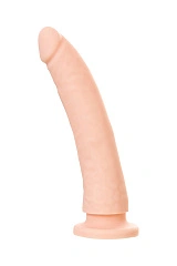 Фаллоимитатор RealStick Silicone Matt B, телесный, 21,5 см