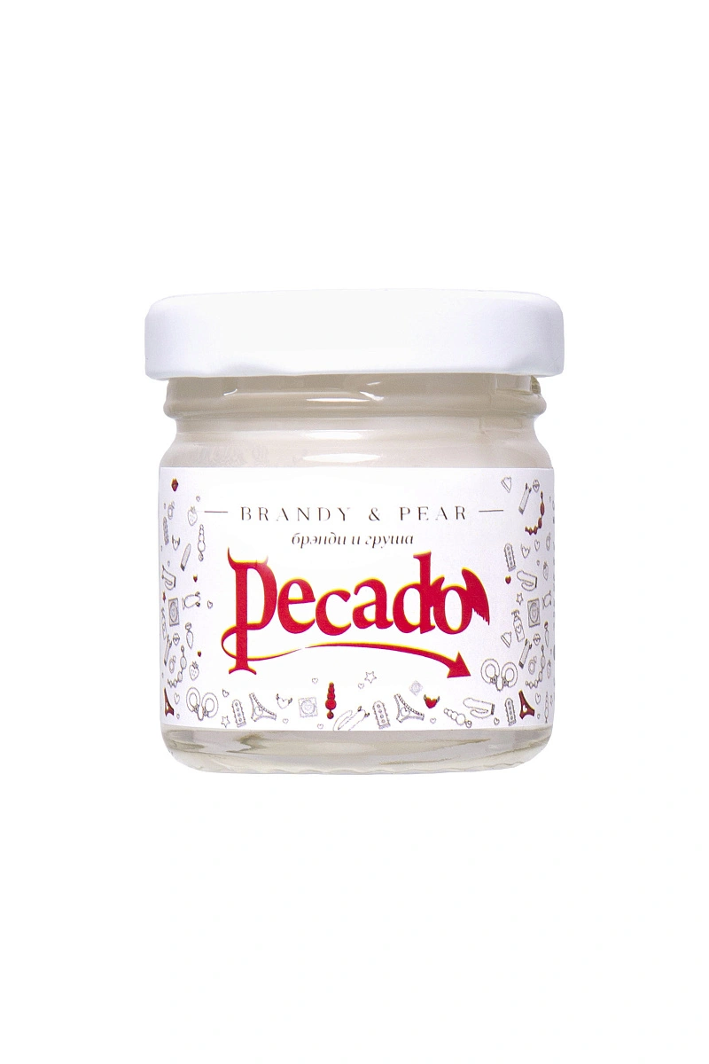 Массажная свеча "Брэнди и груша" (Brandy & Pear), 35мл., Pecado