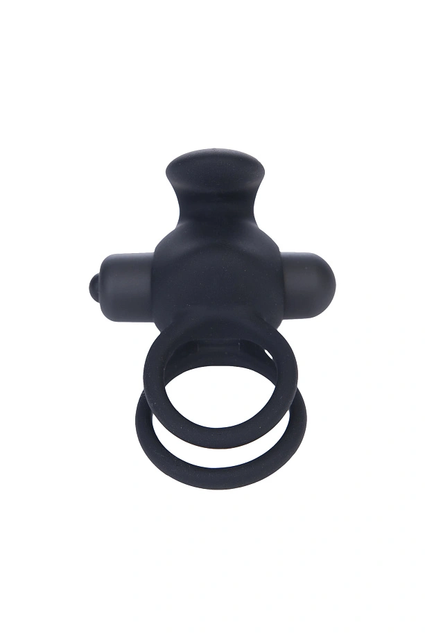 Эрекционное кольцо на пенис Lovetoy, 10 режимов вибрации, черное