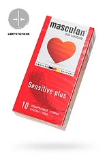 Презервативы Masculan, сlassic 1, нежные, 19 см, 5,2 см, 10 шт.