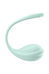 Виброяйцо Satisfyer Smooth Petal Connect App, мятное, 6,5 см