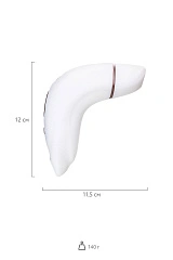 Стимулятор клитора Satisfyer Pro Plus Vibration, силикон+ABS пластик, белый, 19 см.