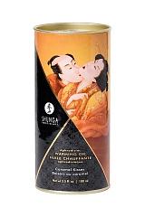 Масло массажное для тела Shunga «Карамельные поцелуи» (Caramel Kisses), разогревающее, 100 мл.