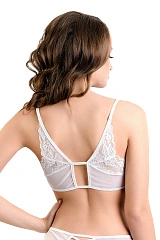 Бралетт Erolanta Odette с застежкой спереди, белый