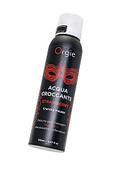 Шипучая пена для массажа Orgie Acqua Croccante, клубника (Strawberry), 150 мл