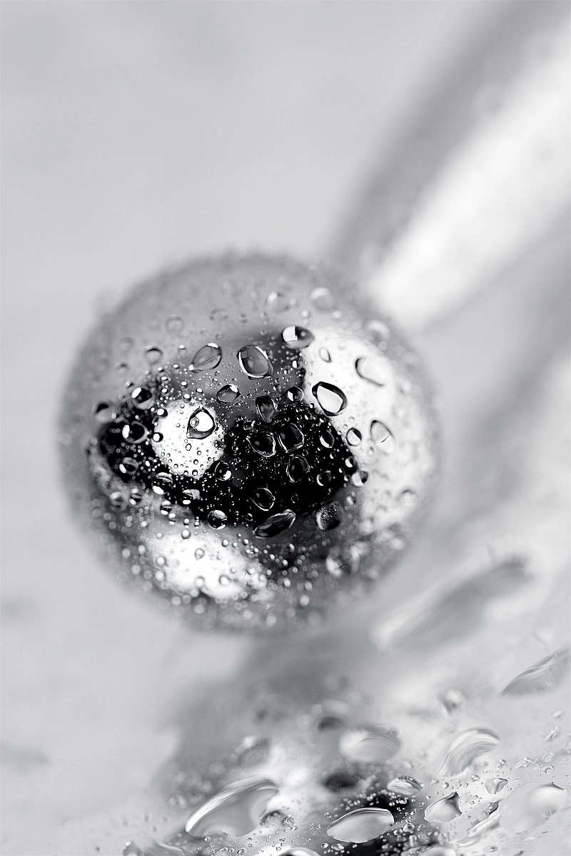 Уретральный плаг TOYFA Metal с ограничителем-шариком, серебряный