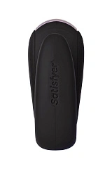 Стимулятор для пар Satisfyer Double Fun Connect App, с пультом ДУ, силикон, черный, 9 см