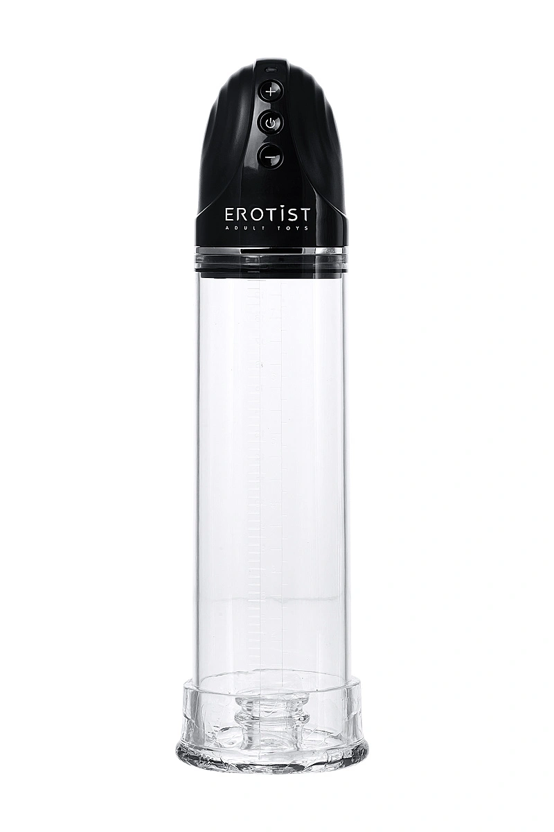 Помпа для пениса Erotist Man up pump, ABS пластик, прозрачная, 30 см
