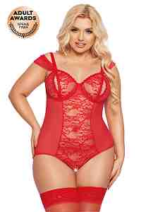 Боди SoftLine Collection Dora, красный