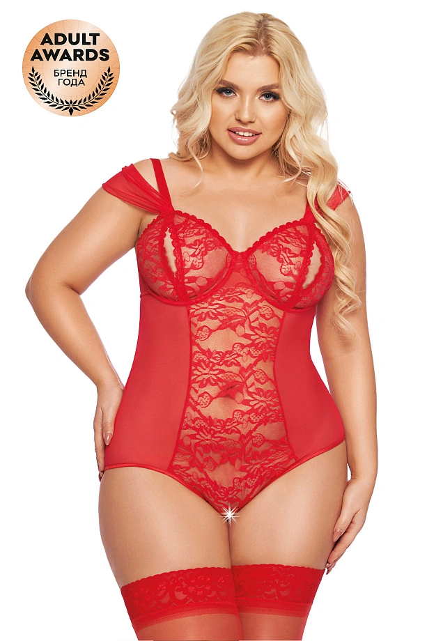 Боди SoftLine Collection Dora, красный