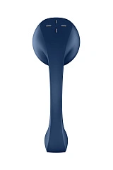 Вибратор для точки G  с вакуумно-волновой стимуляцией Satisfyer Pro+ Wave 4 APP, силикон, синий