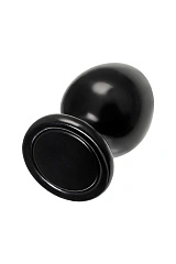 Анальная втулка TOYFA POPO Pleasure Cetus α, PVC, черная, 11,5 см, Ø 6,2 см