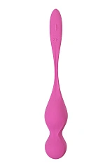 Вагинальные шарики с вибрацией Satisfyer Love Birds 1 Connect App, розовый, 22,2 см