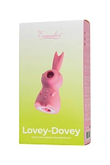 Вакуум-волновой стимулятор клитора Eromantica Lovey-Dovey, силикон, розовый, 11 см