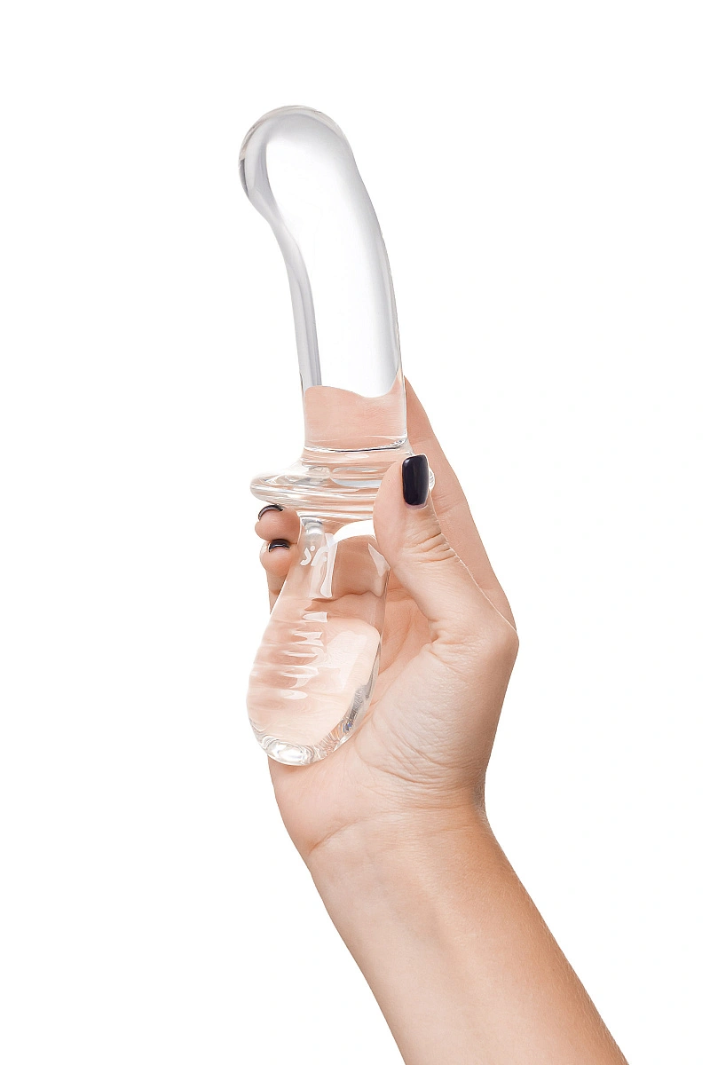 Двусторонний фаллоимитатор Satisfyer Double Crystal, стекло, прозрачный, 19,5 см