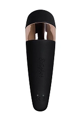 Вакуум-волновой бесконтактный стимулятор клитора Satisfyer PRO 3 Vibration, силикон, черный, 14 см.