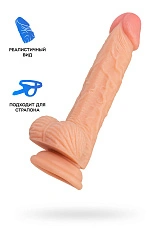 Реалистичный фаллоимитатор RealStick Nude Baz, PVC, телесный, 19 см