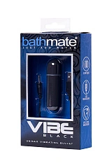 Вибропуля Bathmate Vibe Bullet Black, перезаряжаемая, водонепронецаемая, пластик, черная