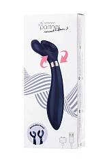 Многофункциональный стимулятор для пар Satisfyer Endless Fun, силикон, синий, 23,5 см.