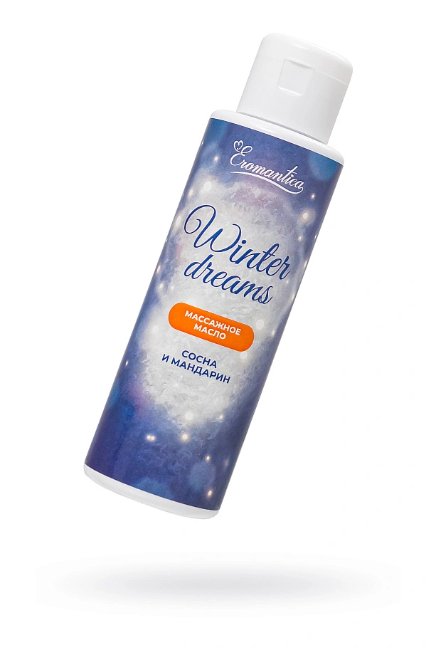 Массажное масло «Winter dreams» с ароматом сосны и мандарина, 110 мл., Eromantica