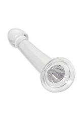 Нереалистичный фаллоимитатор Jelly Dildo S Toyfa Basic, TPE, прозрачный, 15,5 см