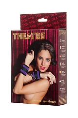 Наручники TOYFA Theatre из неопрена фиолетовые