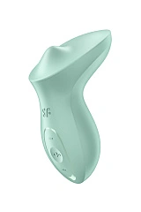 Вибратор с движущимся шариком Satisfyer Exciterrr, силикон, мятный