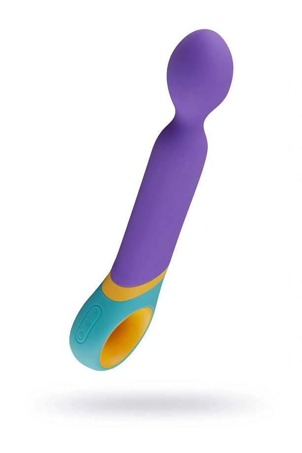 Нереалистичный вибратор PMV Base - Wand, силикон, фиолетовый, 24 см