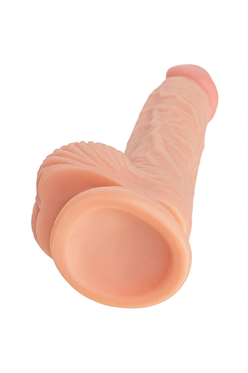 Реалистичный фаллоимитатор RealStick Nude Baz, PVC, телесный, 19 см