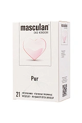 Презервативы Masculan, Pur № 21 утонченные, 18,5 см, 5.3 см, 21 шт.