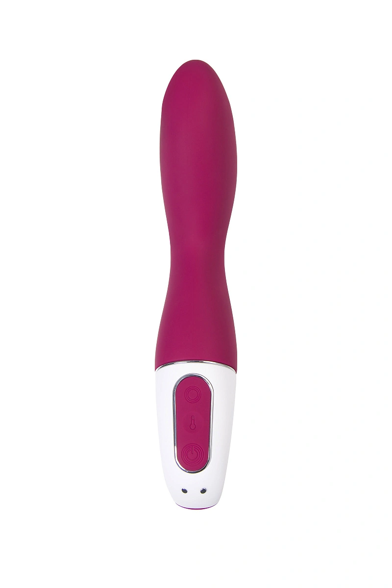 Вибратор с подогревом Satisfyer Heated Thrill Connect App, бордовый, 20,6 см