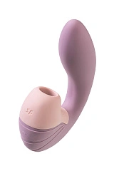 Вибратор Satisfyer Supernova, с вакуум-волновым стимулятором, силикон, розовый, 16,9 см